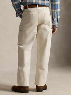 Polo Ralph Lauren Woven Cotton Trousers, Millstone - view 2, Millstone