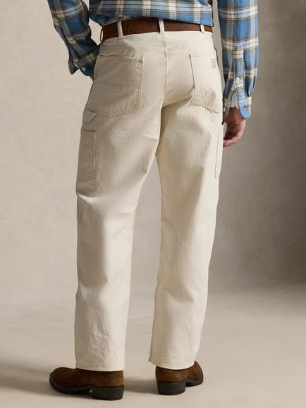 Polo Ralph Lauren Woven Cotton Trousers, Millstone - view 2, Millstone