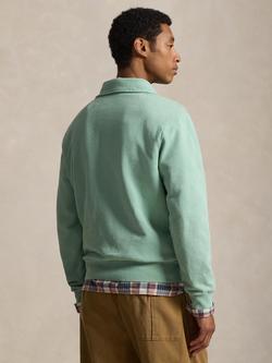 Polo Ralph Lauren Cotton Half-Zip Sweatshirt, Celadon - view 2, Celadon