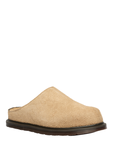 Dr. Martens San Suede Mule Sandals, Tan - view 2, Tan