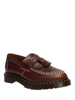 Dr. Martens Adrian Leather Tassel Loafers, Butterscotch Orleans - view 2, Butterscotch Orleans