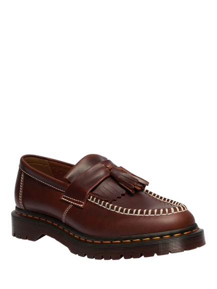 Dr. Martens Adrian Leather Tassel Loafers, Butterscotch Orleans - view 2, Butterscotch Orleans