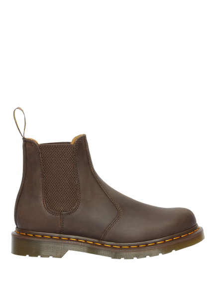 Dr. Martens 2976 Crazy Horse Leather Chelsea Boots, Dark Brown, Dark Brown