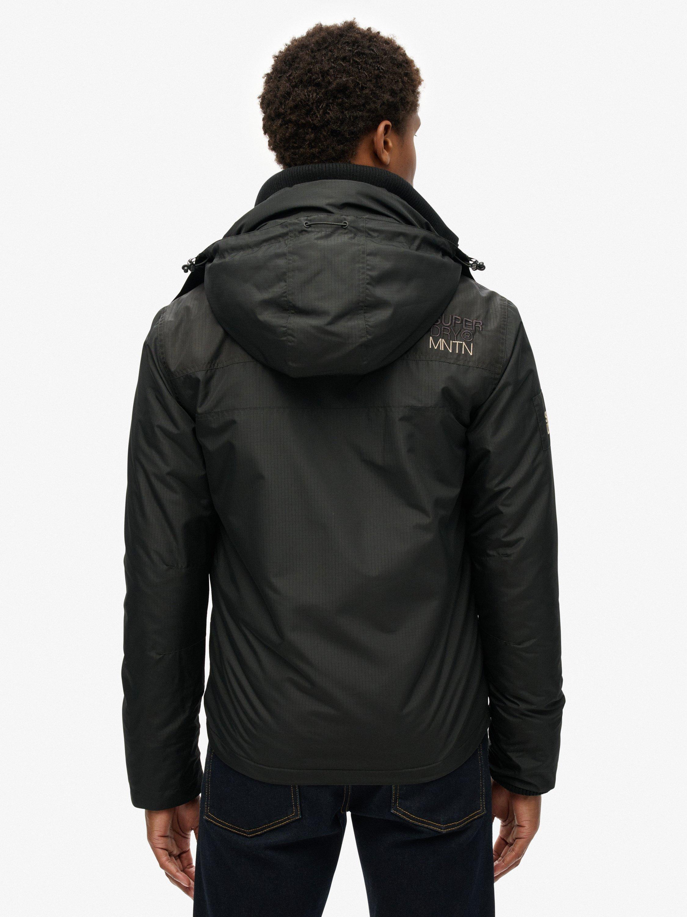 Product image 2 of 6, which shows Superdry Mountain Windbreaker Jacket, Black, XXL