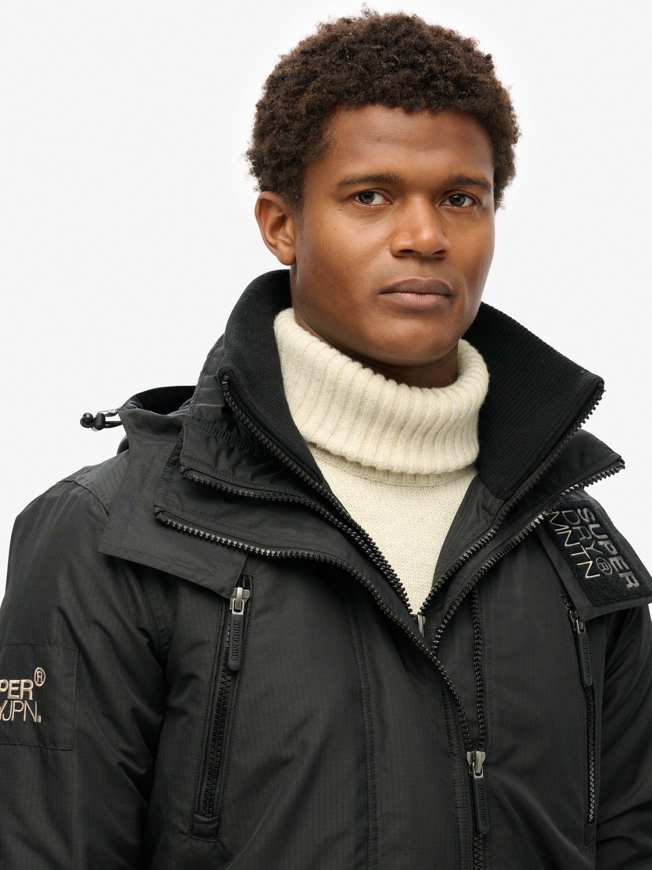 Product image 3 of 6, which shows Superdry Mountain Windbreaker Jacket, Black, XXL