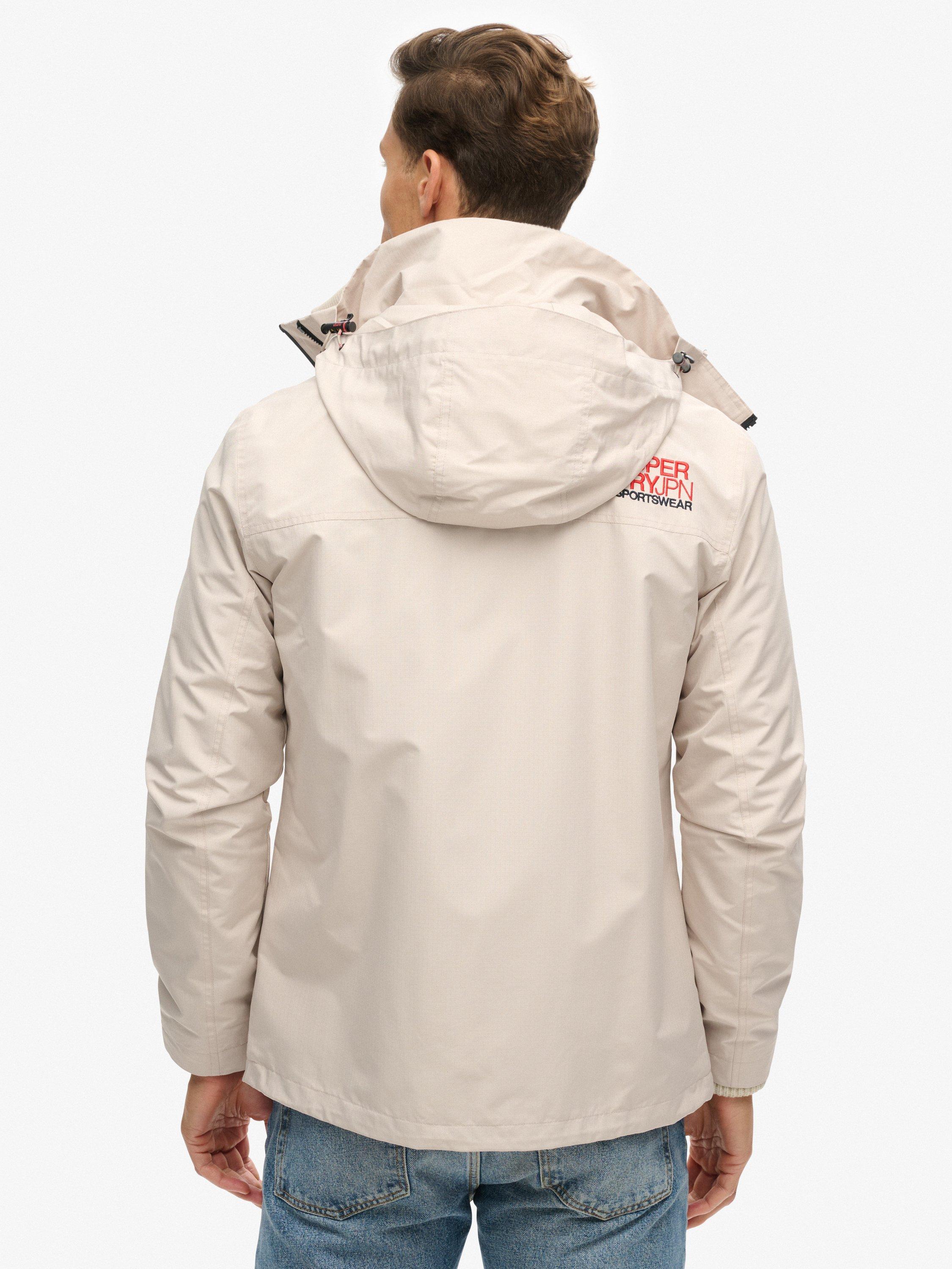 Product image 2 of 7, which shows Superdry Hooded Yachter SD Windbreaker Jacket, Chateau Gray, M