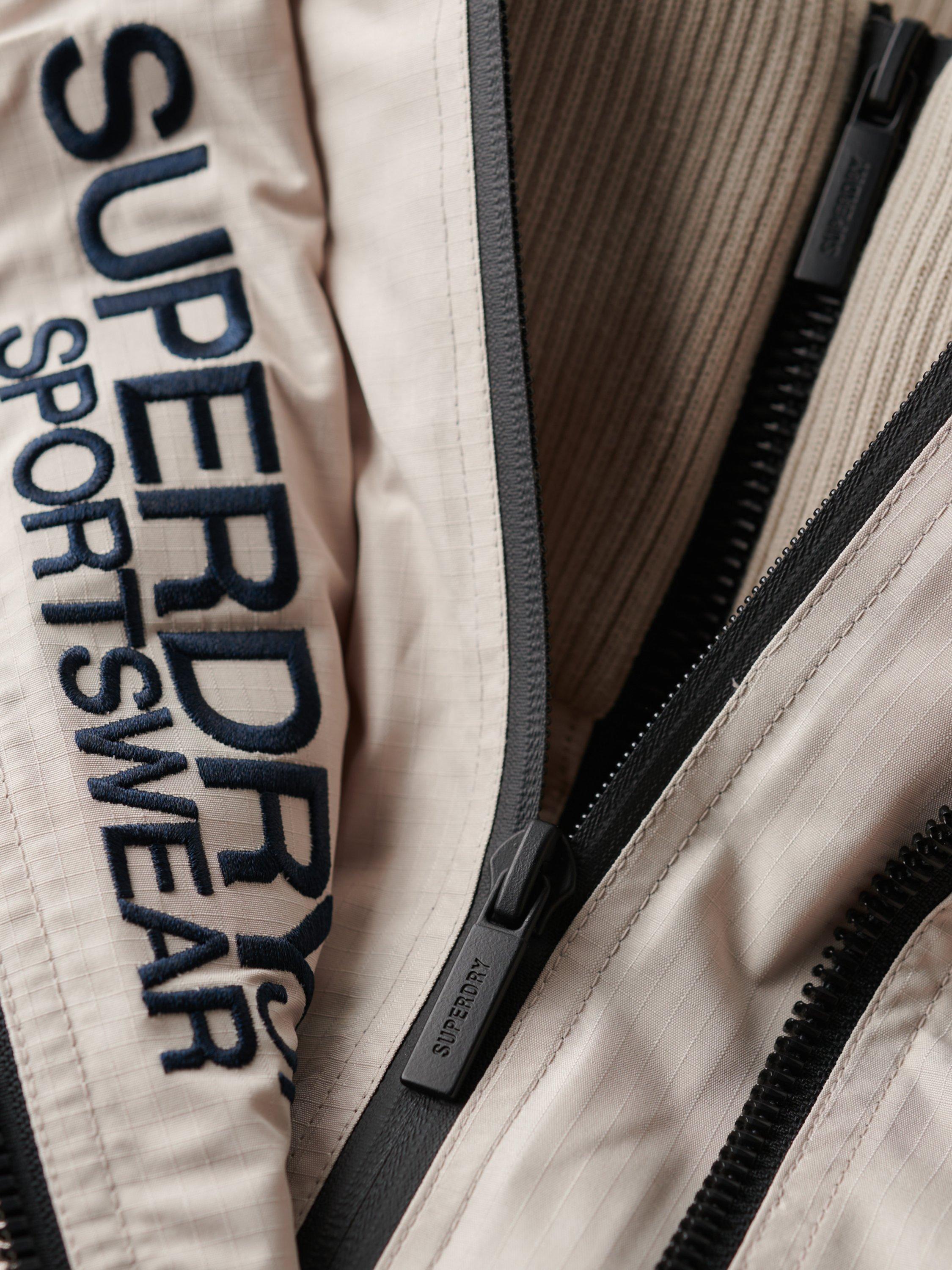 Product image 6 of 7, which shows Superdry Hooded Yachter SD Windbreaker Jacket, Chateau Gray, M