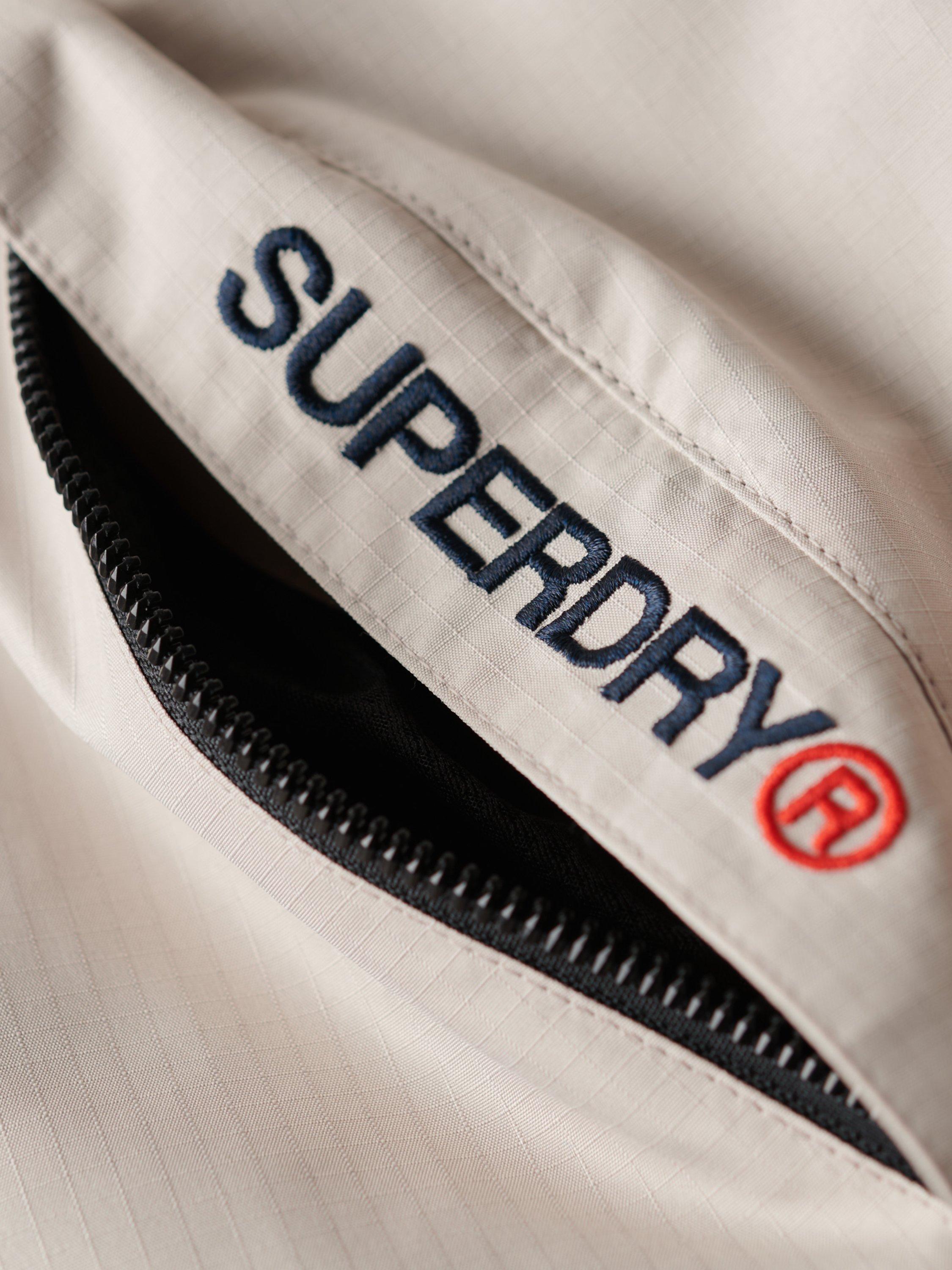 Product image 7 of 7, which shows Superdry Hooded Yachter SD Windbreaker Jacket, Chateau Gray, M
