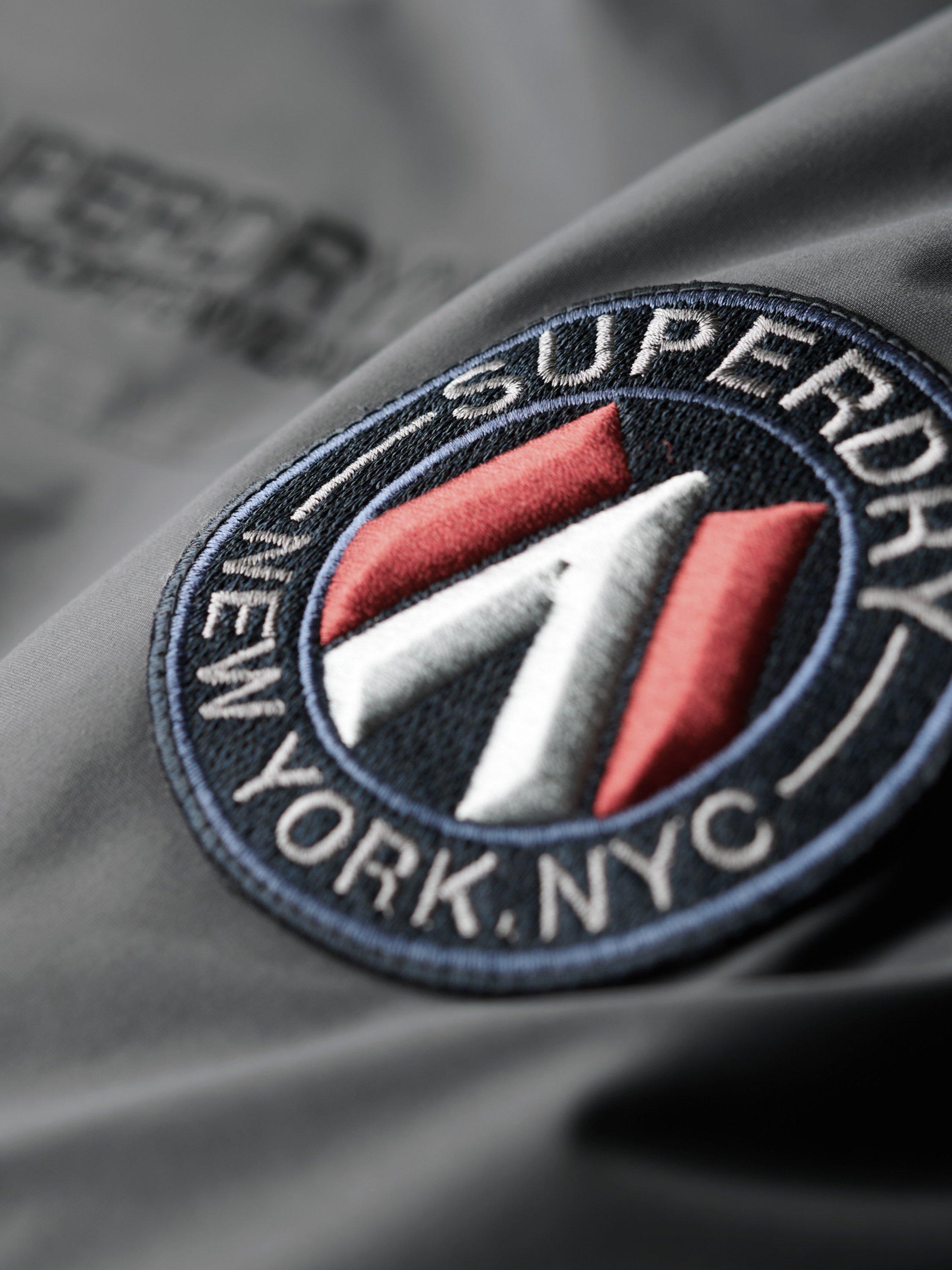 Product image 5 of 5, which shows Superdry City Padded Hooded Bomber Jacket, Ebony, XXXL