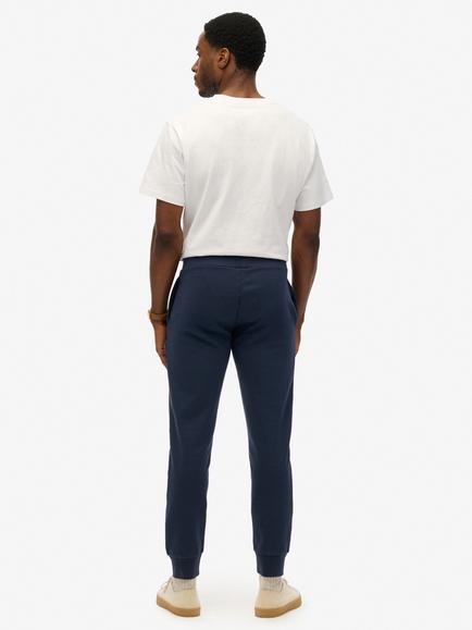 Superdry Plain Cotton Blend Joggers, Lauren Navy - view 2, Lauren Navy