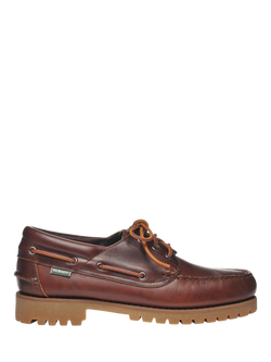 Sebago Acadia Leather Boat Shoes, Brown, Brown
