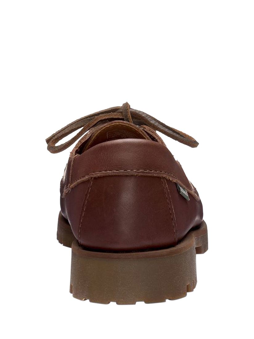 Product image 4 of 5, which shows Sebago Askook Lug Taos Leather Boat Shoes, Brown Brunette, 7.5