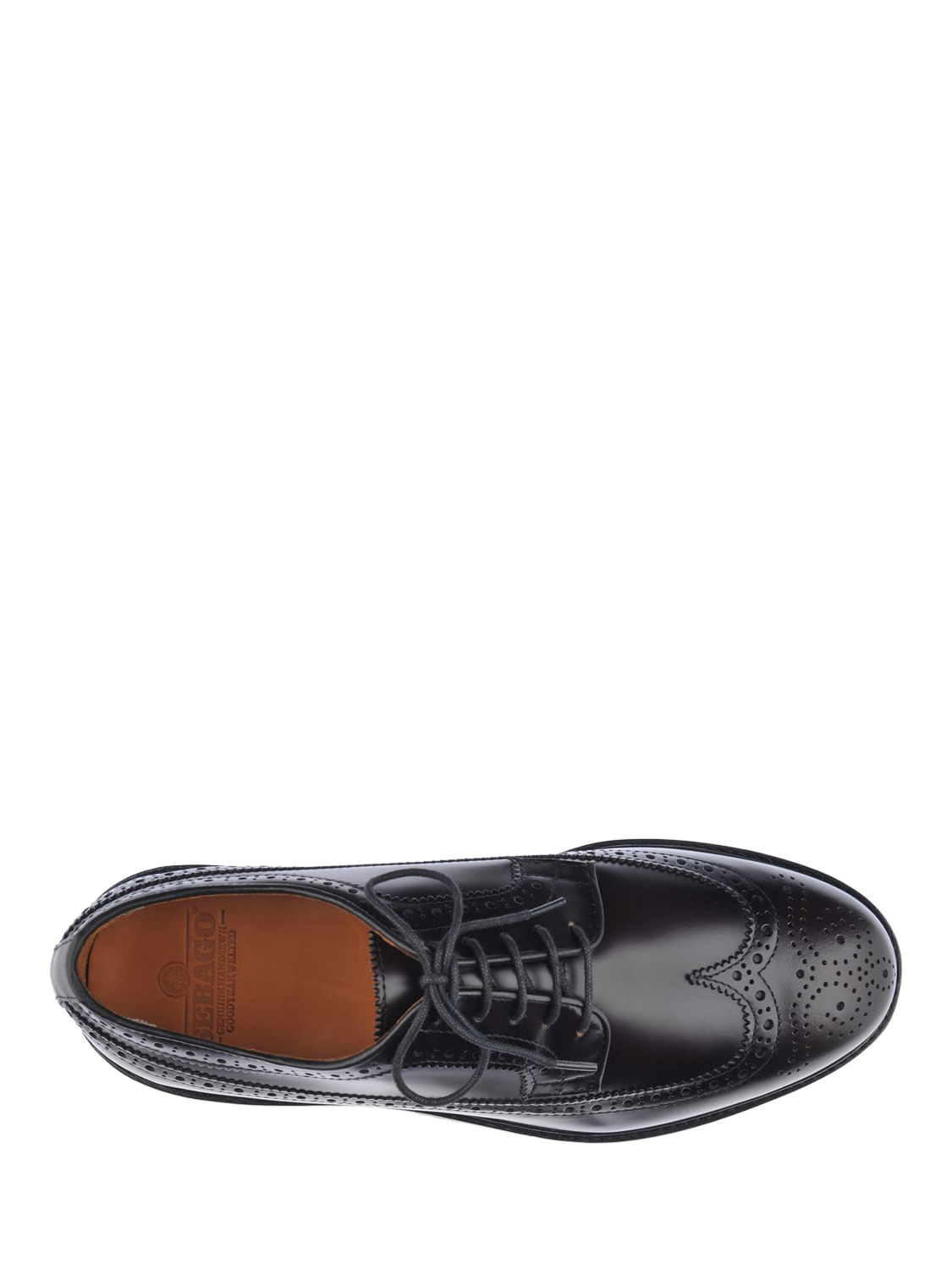 Product image 3 of 5, which shows Sebago Everett Gyw Leather Brogues, Brown Burgundy, 8