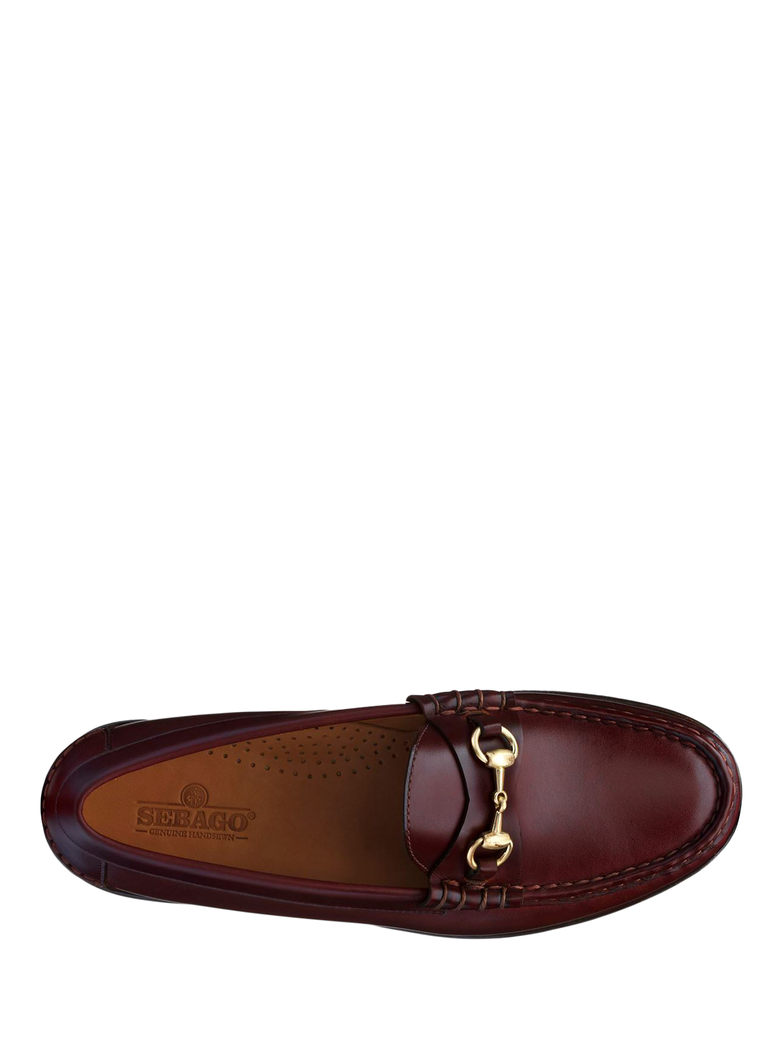 Product image 3 of 5, which shows Sebago Joe Modena Leather Loafers, Dark Brown, 7