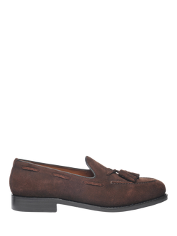 Sebago Medford Gyw Suede Tassel Loafers, Dark Brown