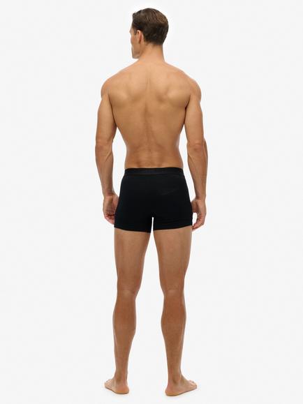 Superdry Cotton Blend Boxers, Pack of 3, Black - view 2, Black