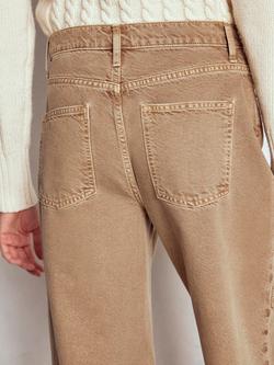 Boden Full Length Barrel Leg Jeans, Tobacco - view 2, Tobacco