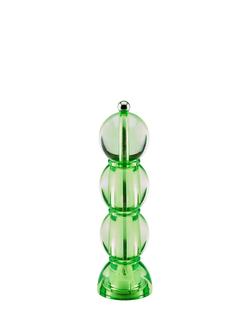 Addison Ross Bobbin Acrylic Salt/Pepper Mill, H24cm, Icy Green