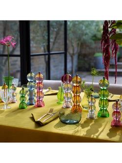 Addison Ross Bobbin Acrylic Salt/Pepper Mill, H24cm - view 2, Icy Green
