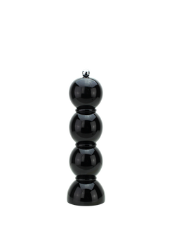 Addison Ross Bobbin Salt/Pepper Mill, H24cm, Black