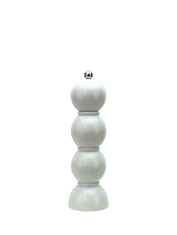 Addison Ross Bobbin Salt/Pepper Mill, H24cm, White