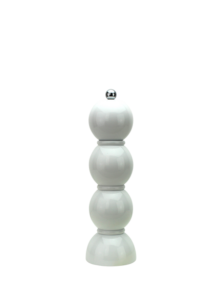 Addison Ross Bobbin Salt/Pepper Mill, H24cm, White