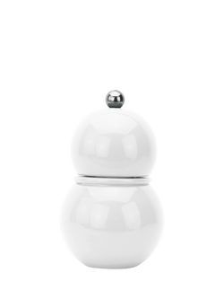 Addison Ross Chubby Salt/Pepper Mill, H12cm, White
