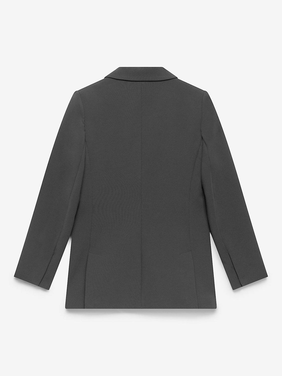 Product image 7 of 7, which shows Mint Velvet Double Breasted Blazer, Black, S