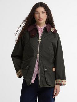 Barbour Paul Smith Bedale Wax Jacket, Olive/Anct/Wintrbry, Olive/Anct/Wintrbry