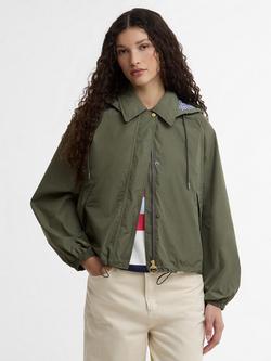 Barbour Paul Smith Broomhill Showerproof Jacket, Khaki/Navy/Gingham, Khaki/Navy/Gingham