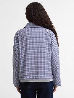 Barbour Paul Smith Spey Gingham Jacket, Navy/White Gingham - view 2, Navy/White Gingham