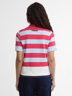 Barbour Paul Smith Felton Knitted Polo Top, Multi Stripe - view 2, Multi Stripe