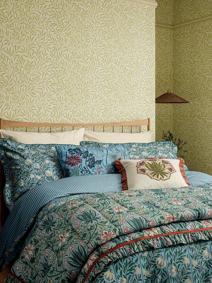 Morris & Co. Peony Duvet Cover Set, Multi - view 2, Multi