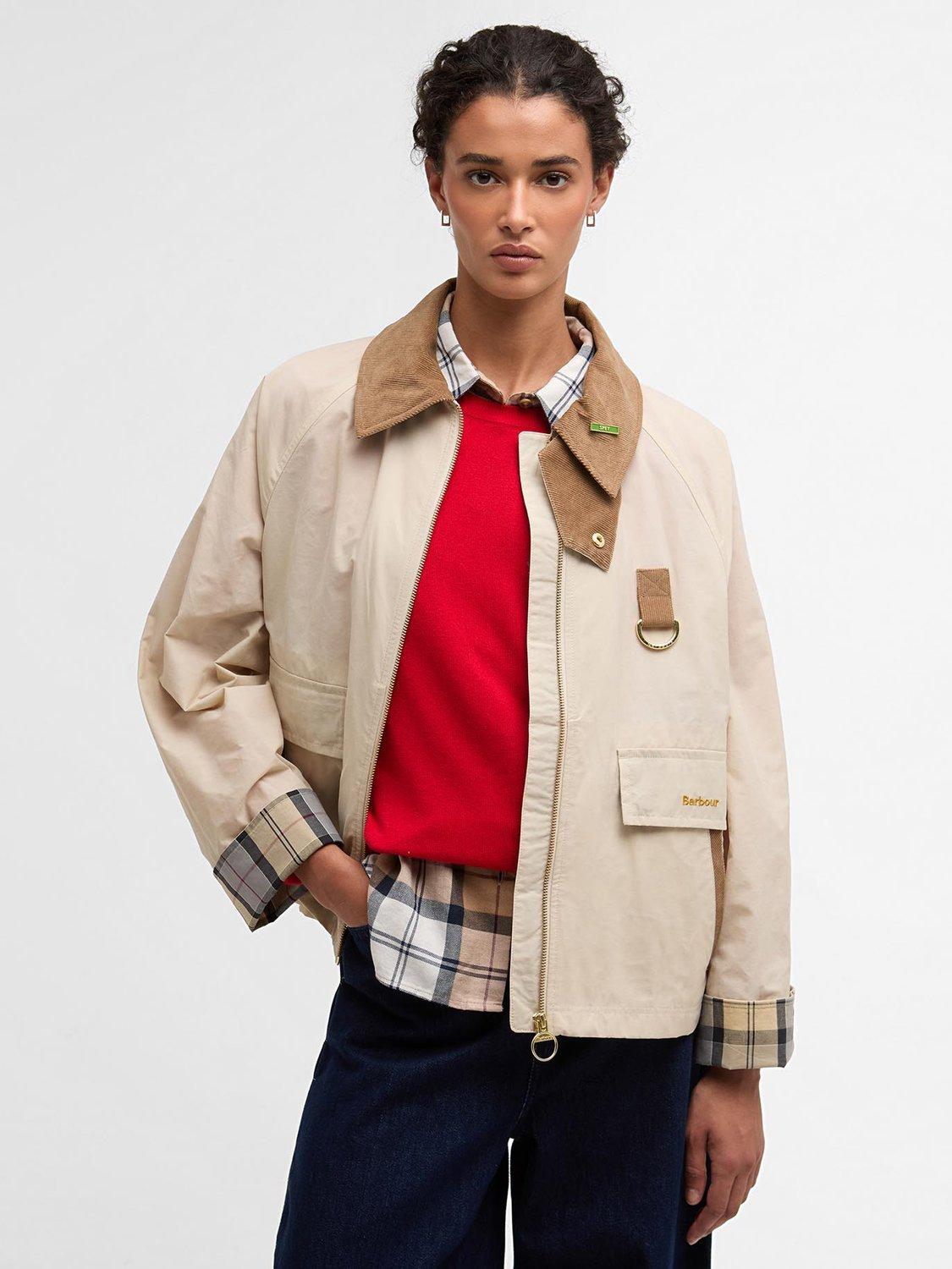 Barbour Icons Spey Showerproof Jacket, Jasmine/Dress