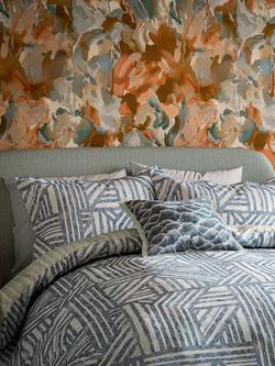 Harlequin Crater Duvet Cover Set - view 2, Sapphire