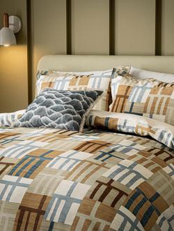 Harlequin Monolith Duvet Cover Set - view 2, Amber Sky