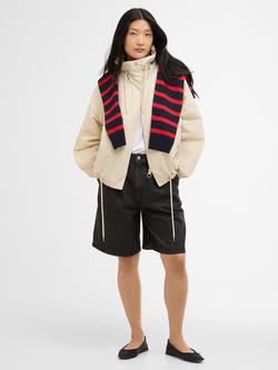 Barbour Myra Denim Shorts, Black Denim, Black Denim