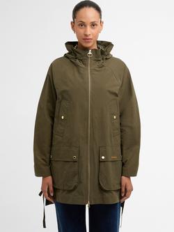 Barbour Middlemarch Showerproof Coat, Green, Green