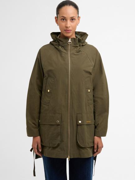 Barbour Middlemarch Showerproof Coat, Green, Green