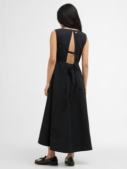 Barbour Liza Sleeveless Cotton Maxi Dress, Black - view 2, Black