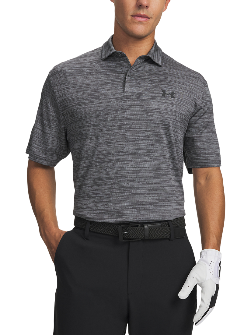 Product image 1 of 3, which shows Under Armour Matchplay Golf Polo Shirt, Castlerock / Steel /, S