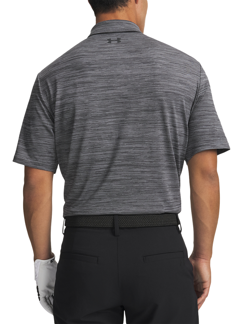 Product image 2 of 3, which shows Under Armour Matchplay Golf Polo Shirt, Castlerock / Steel /, S