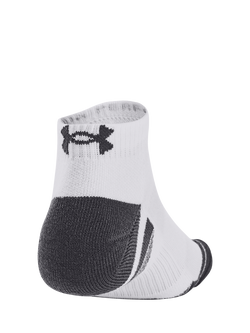 Under Armour Per Tech Socks, Pack of 3, White - view 2, White / White / Jet