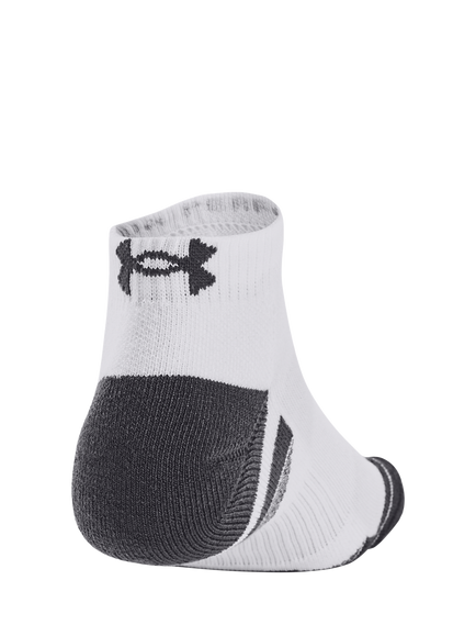 Under Armour Per Tech Socks, Pack of 3, White - view 2, White / White / Jet