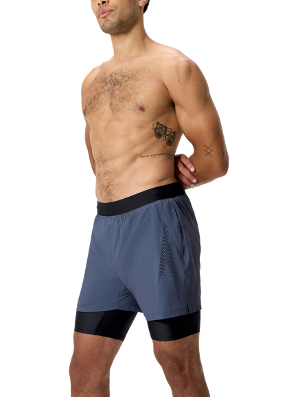 Speedo Volley Jammer 16" Watershorts, Grey/Anthracite - view 2, Grey/Anthracite