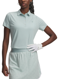 Under Armour Women's Drive Quick-Dry Polo Shirt, Enamel Blue/Ena, Enamel Blue / / Ena