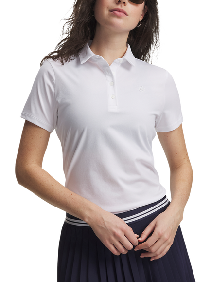 Under Armour Golf Short Sleeve Polo Shirt, White / / White, White / / White