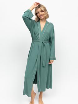 Cyberjammies Kallie Jersey Dressing Gown, Seafoam Green, Seafoam Green