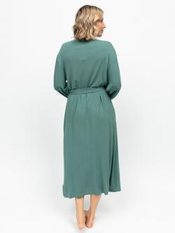 Cyberjammies Kallie Jersey Dressing Gown, Seafoam Green - view 2, Seafoam Green