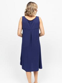 Cyberjammies Indigo Jersey Swing Nightdress, Navy - view 2, Navy